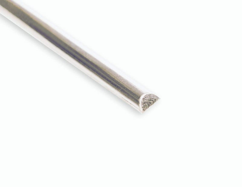 Craft Wire 18 Gauge, 925 Sterling Silver Wire (Half Round) Dead Soft Made in USA - 5FT by CRAFT WIRE - Image 5